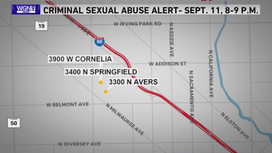 CPD warns residents after several sexual abuse reports in Avondale, Wicker Park