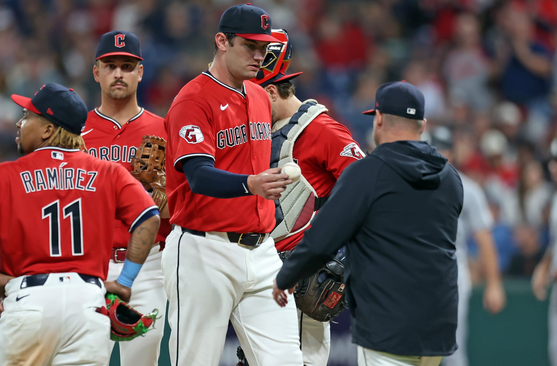 Gavin Williams’ historic 18-pitch battle with Tristan Peters ends with a walk, opens door to six-run inning for White Sox