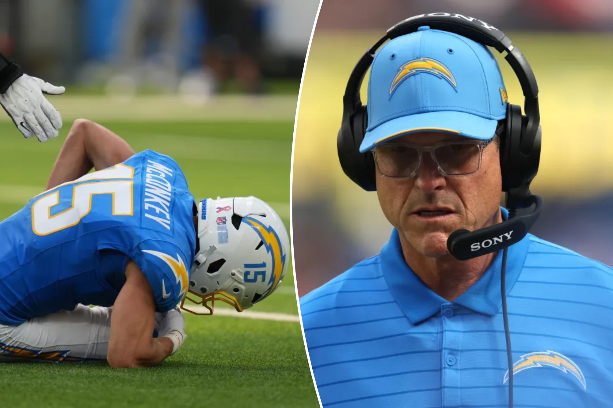Jim Harbaugh provides shocking injury update on Ladd McConkey