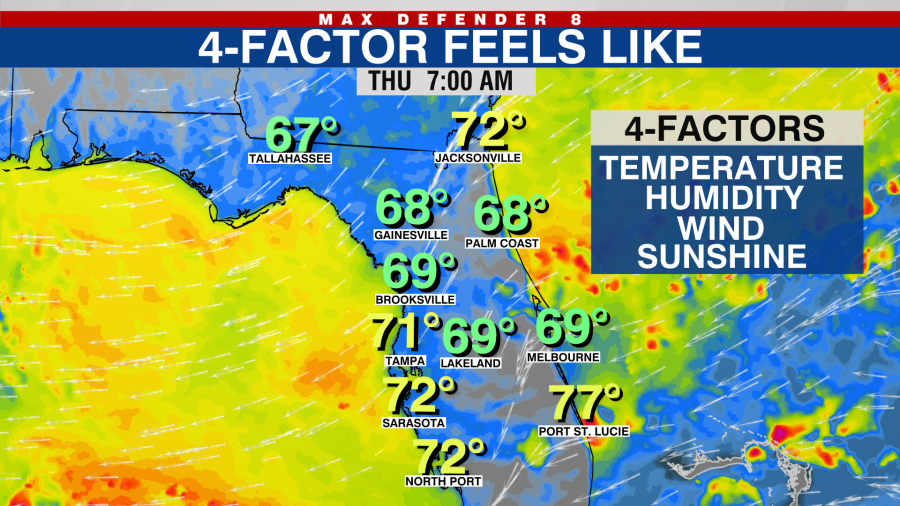 Brief taste of fall coming to Florida