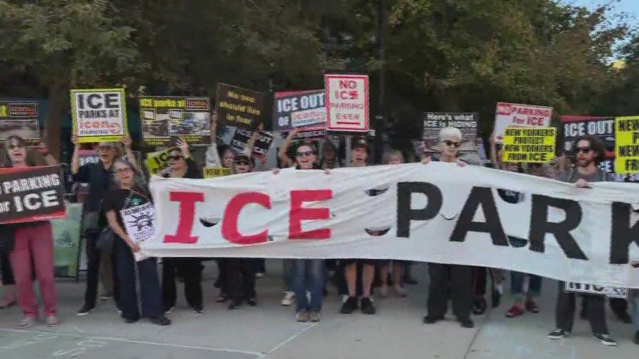 Anti-ICE protesters call for Tribeca parking garage to drop contract