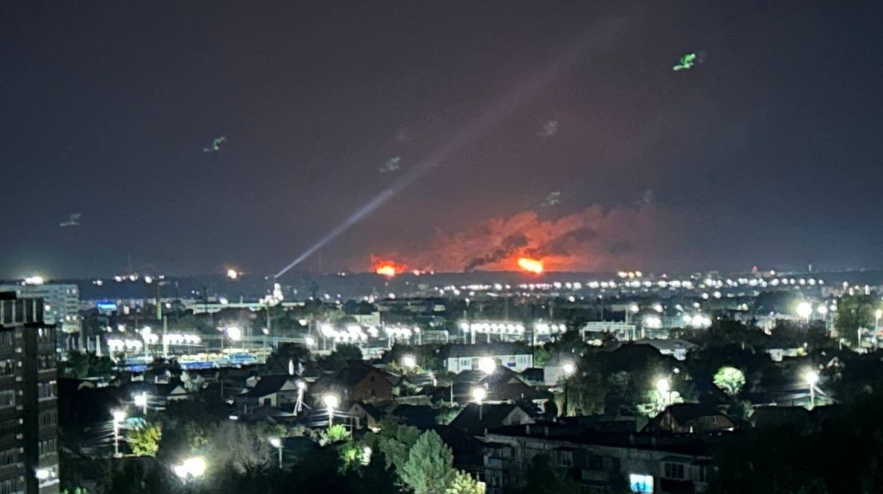 Two Russian oblasts come under drone attack, with oil refinery and factory hit – photo, video