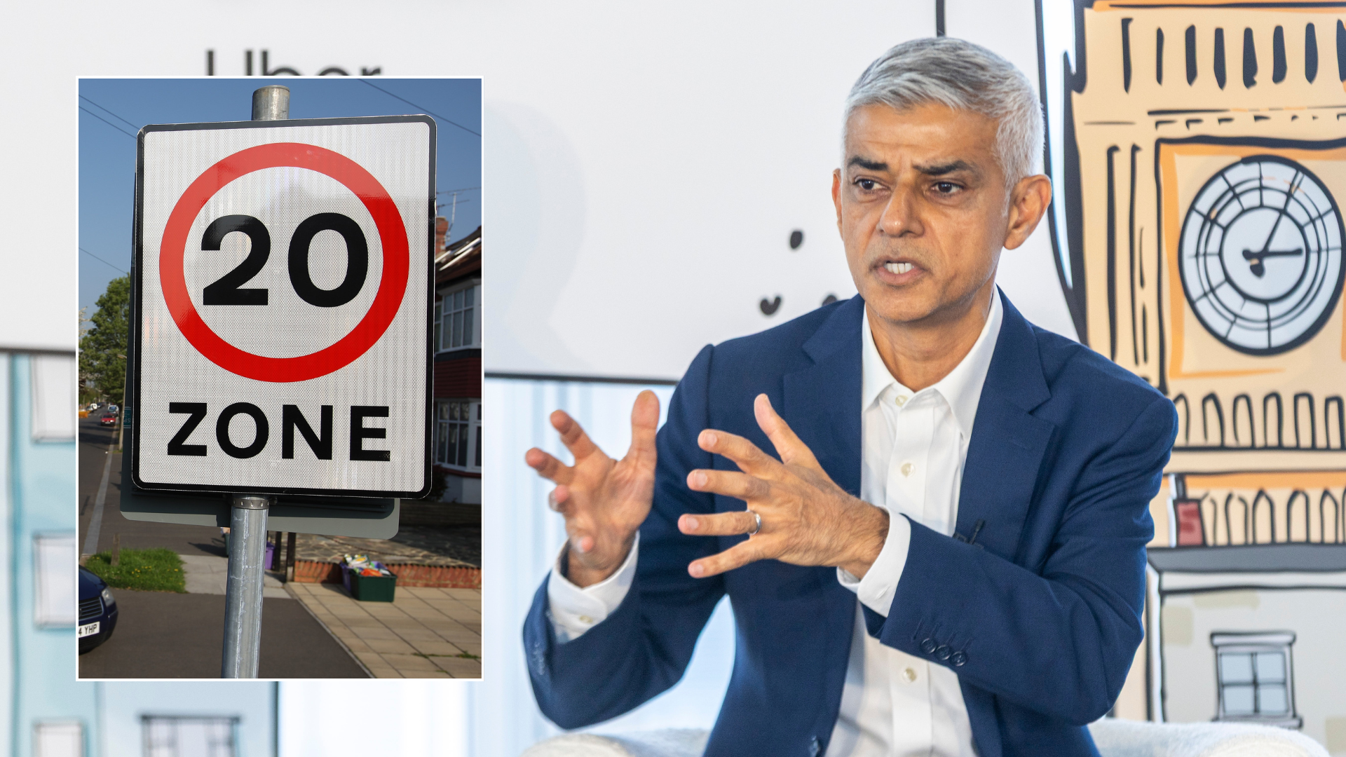 Sadiq Khan triples number of 20mph roads across London in major crackdown on motorists