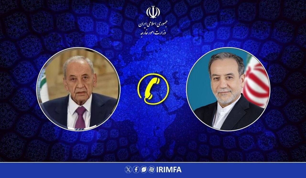 Iran FM, Lebanon parliament speaker discuss regional developments