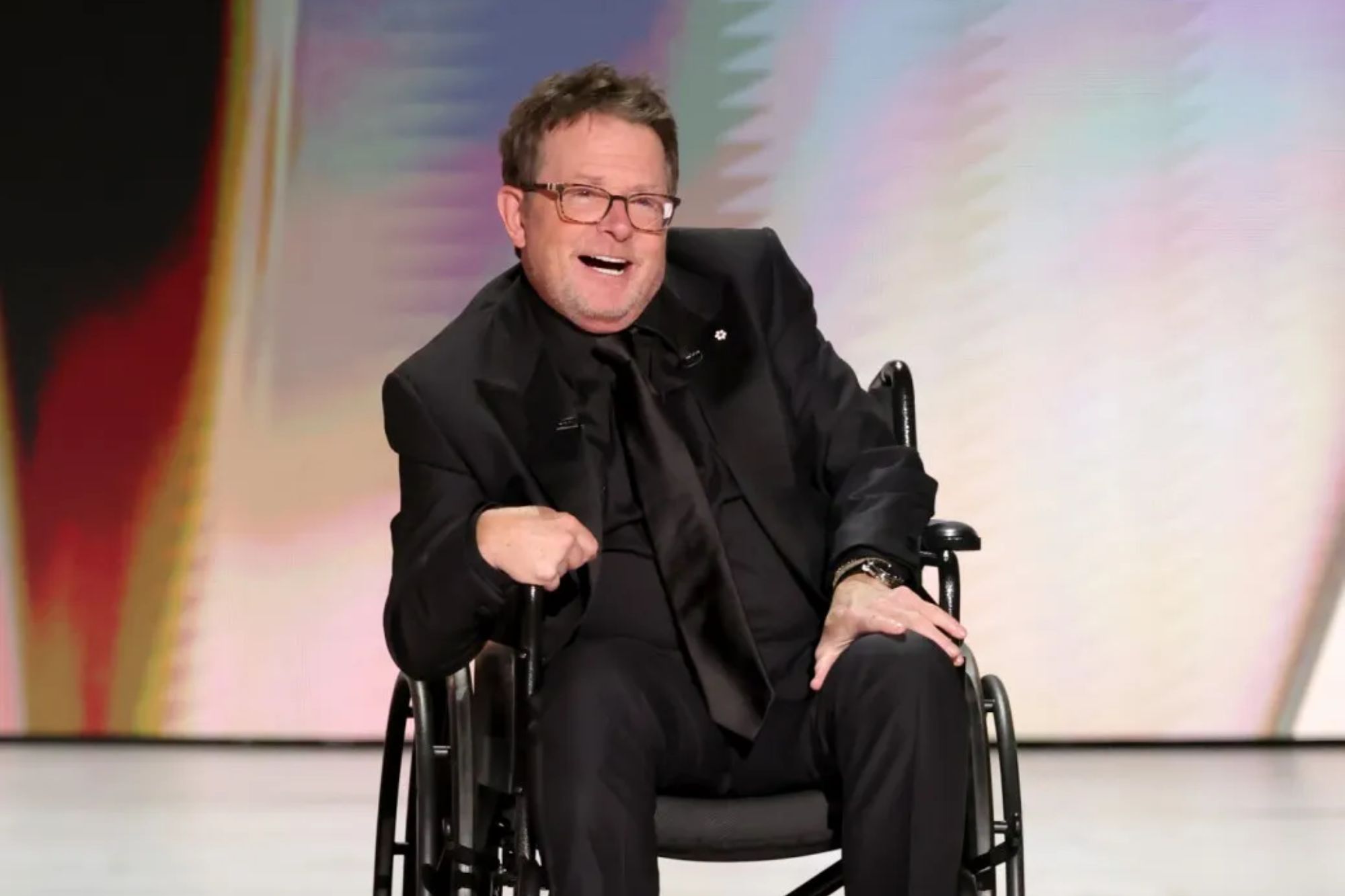 Emotional Michael J Fox vows ‘I won’t surrender to Parkinson’s’ leaving Harrison Ford in tears at 2026 Emmys