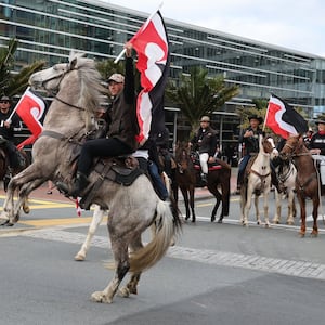 Horse hīkoi in photos: The day Ngāti Kahungunu rode to Parliament