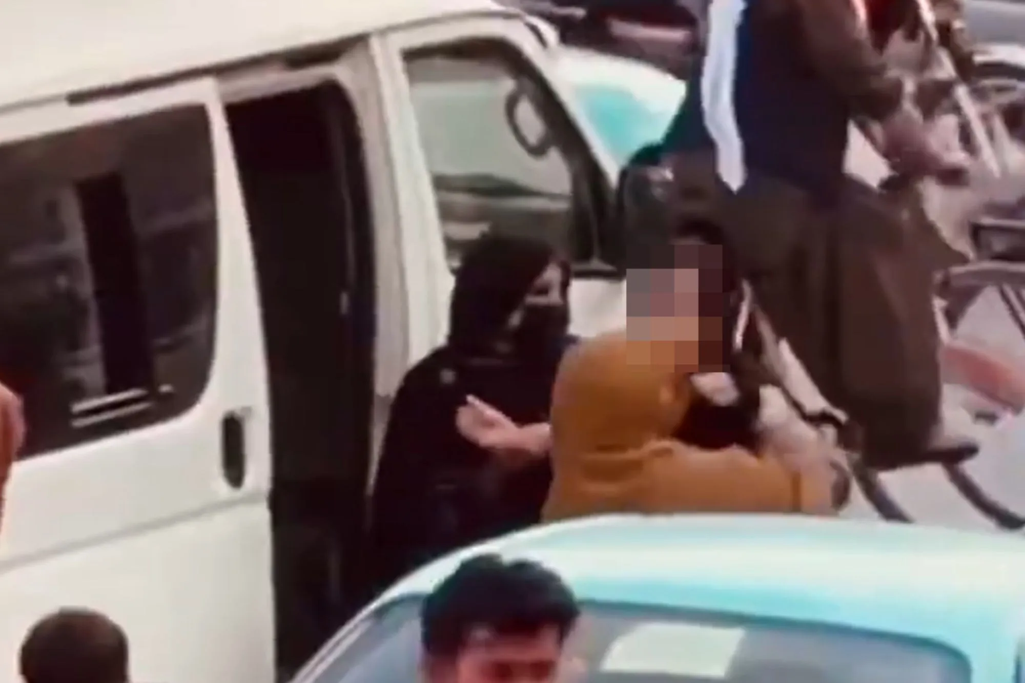 Shocking moment Taliban’s morality police beat women as they drag 20 ‘rule breakers’ off streets in latest crackdown