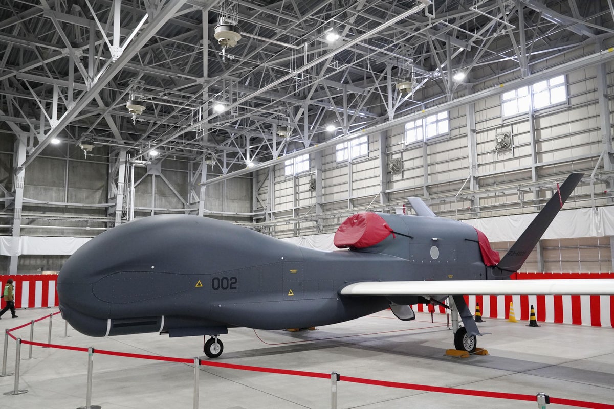 Japan loses contact with a surveillance drone off the country's northwestern coast
