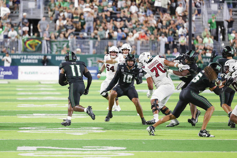 Hawaii’s Jamih Otis earns Mountain West honor after a not-so-roaring start