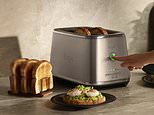 Would YOU spend £350 on a toaster? Futuristic appliance lets you select your perfect shade of toast by colour - and even has a special Crumpet Mode