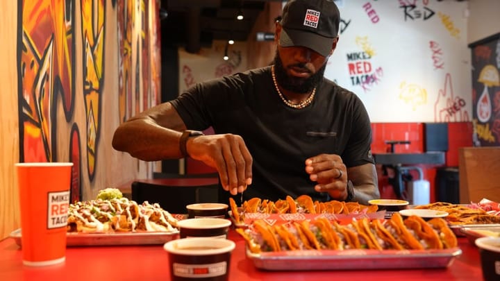 Mike’s Red Tacos gets an assist from LeBron James