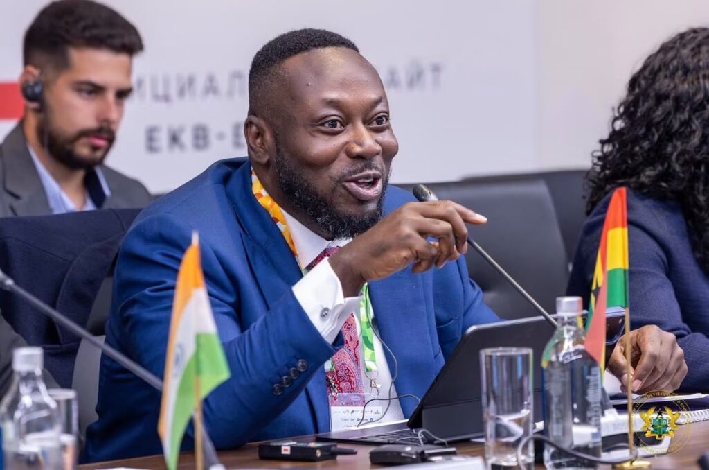 Opare Addo showcases Ghana’s youth empowerment programmes in Russia