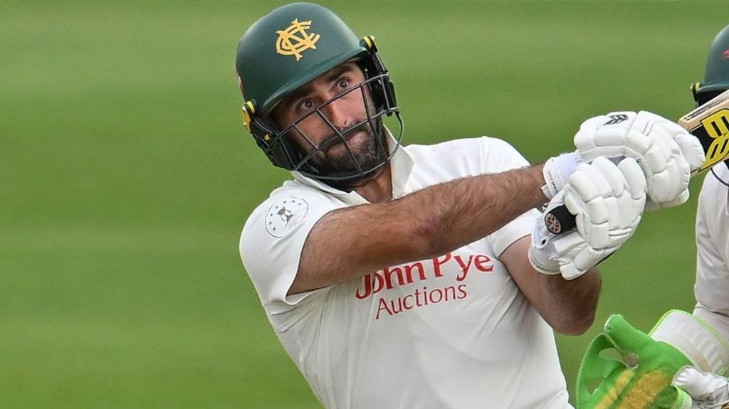 Hutton half-century helps Notts recover at Sussex