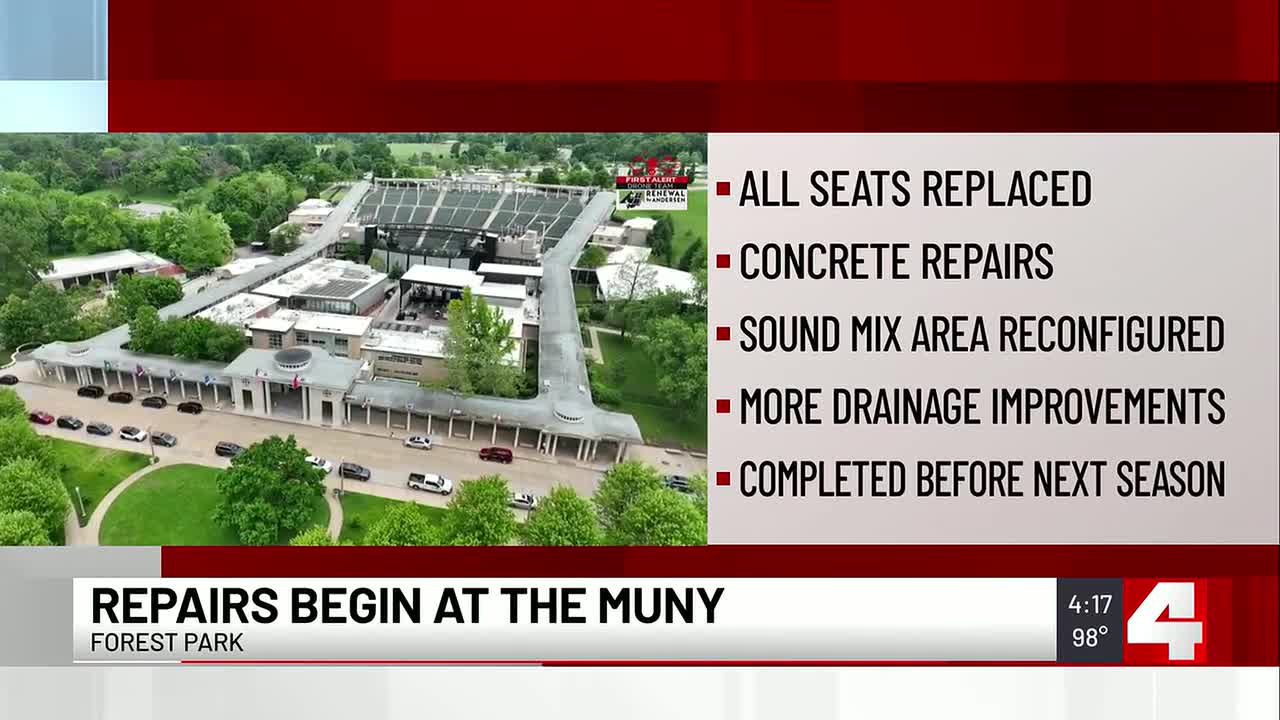 Renovations start at the Muny less than a month after 2026 season wraps