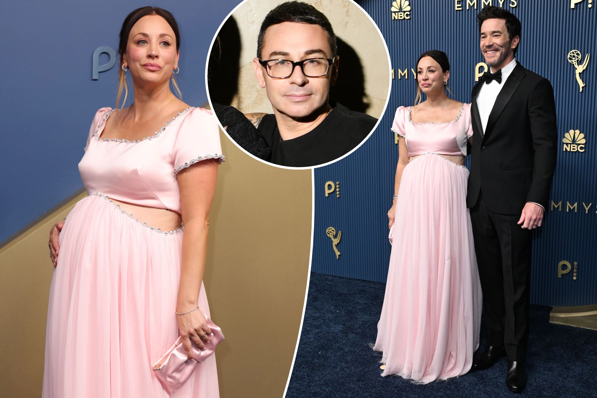 Christian Siriano on designing pregnant Kaley Cuoco’s cutout gown for Emmys 2026: ‘She still wanted to be sexy’