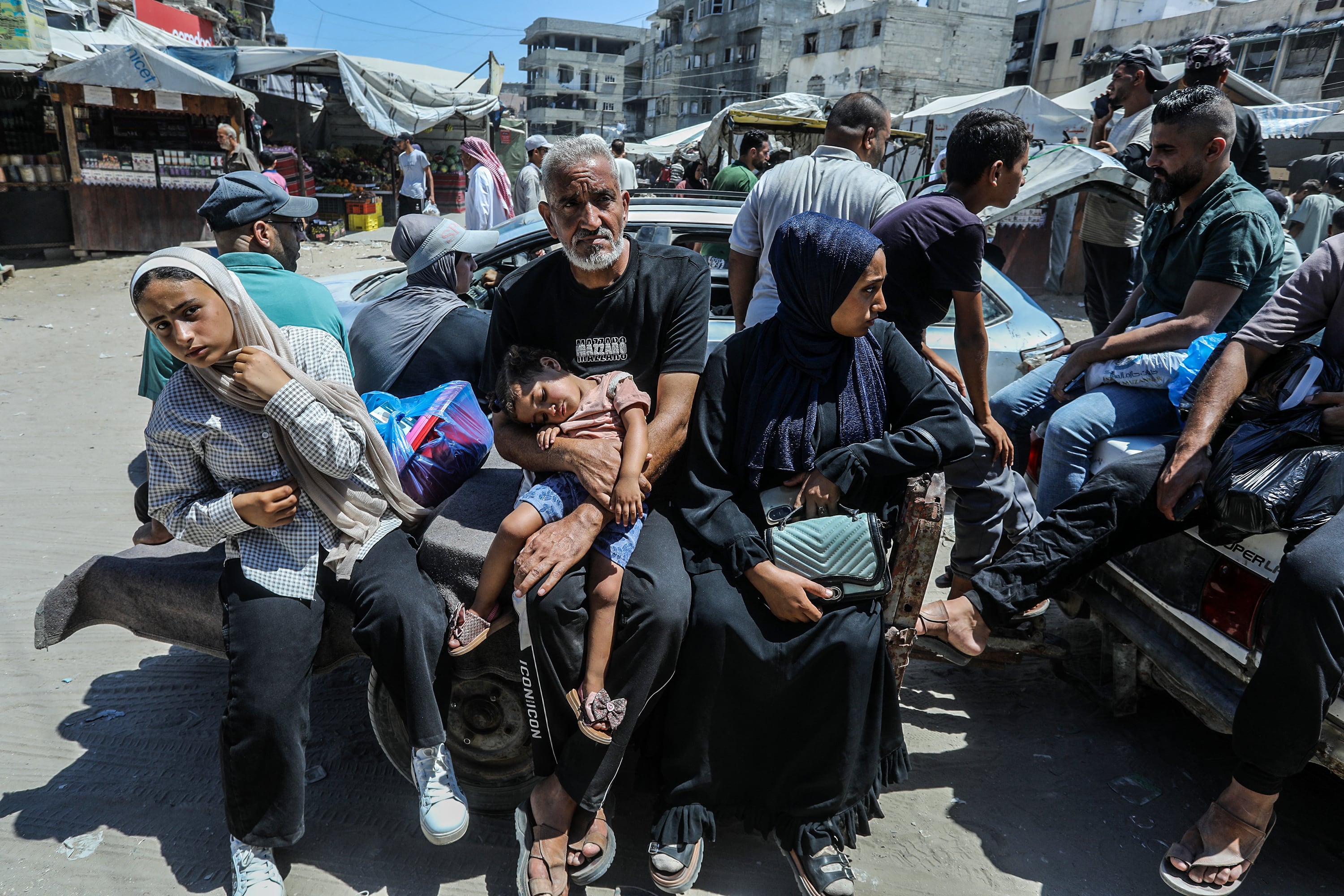 Gazans turn to taxi trailers as Israeli shortages narrow transport options