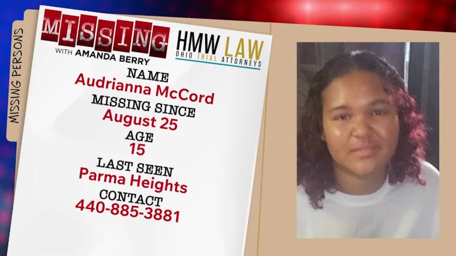 Missing: Audrianna McCord