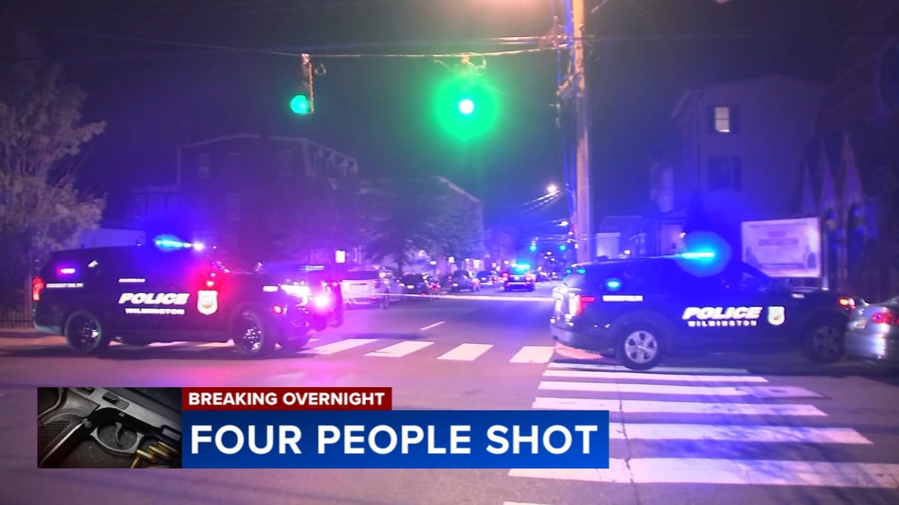 4 hurt after shooting in Wilmington, Delaware