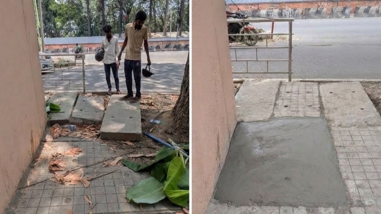 Bengaluru CEO spends Rs 2,700 to fix broken footpath: ‘Got no response from authorities’