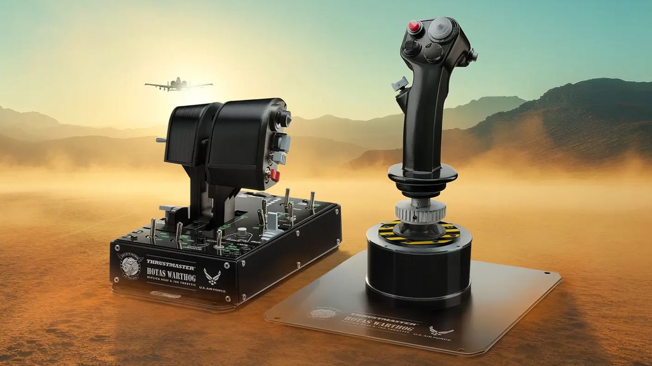 Thrustmaster's new flight stick is a heavy and authentic A-10C HOTAS replica for PC simulator fans who crave digital dogfights