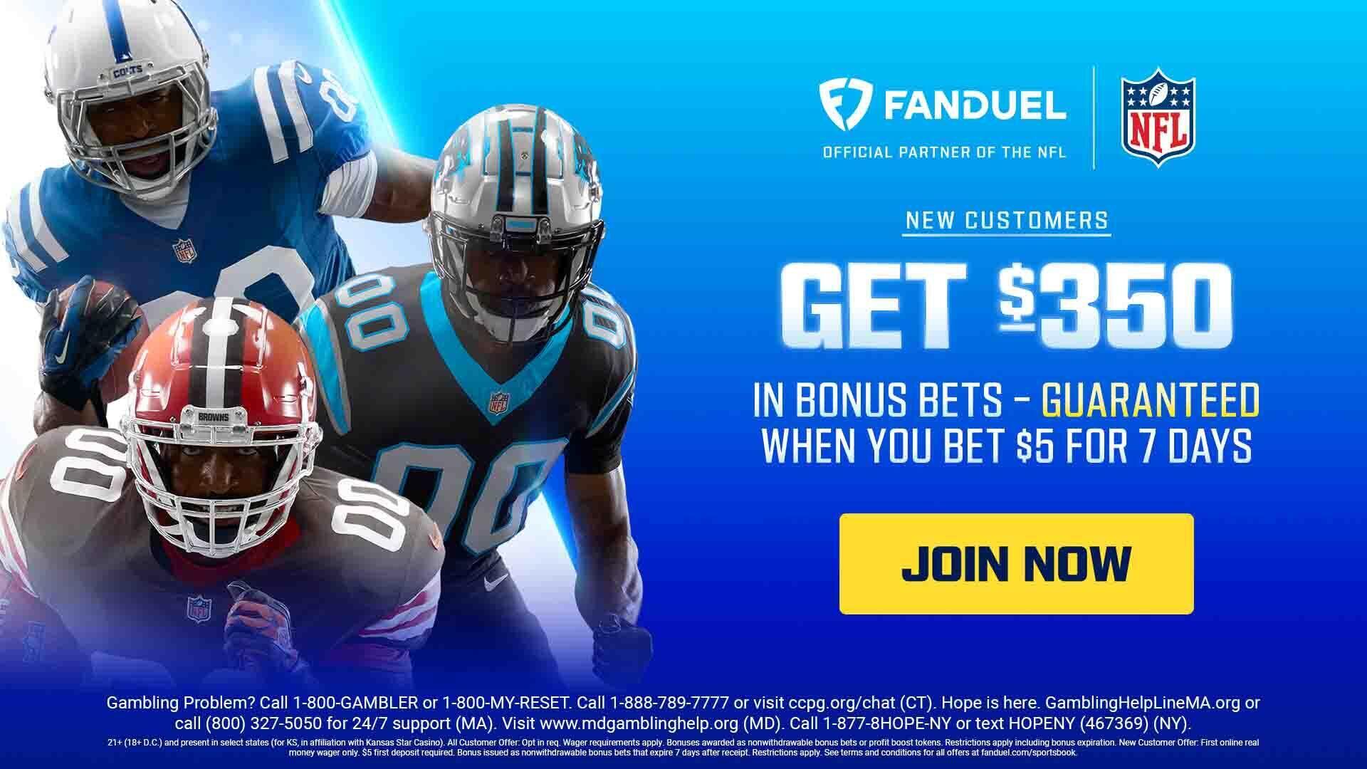 Use FanDuel promo code to get $350 in bonus bets for Lions-Bills, LSU-Ole Miss, NFL MLB on Wednesday
