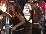 Dakota Johnson and Machine Gun Kelly are pictured heading into pal Taylor Swift's apartment together as they spark dating rumours