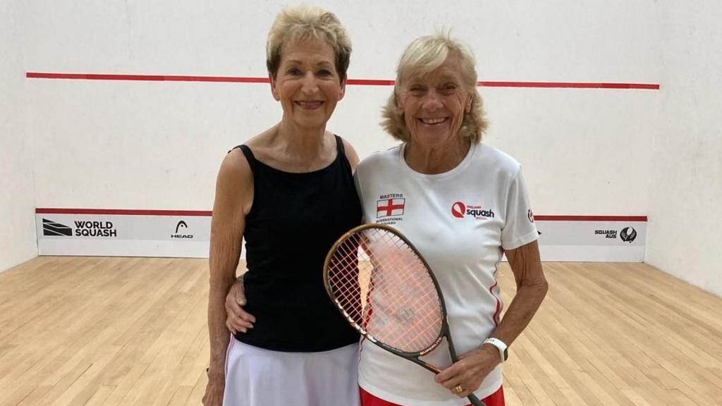 Squash player, 80, wins record seventh title