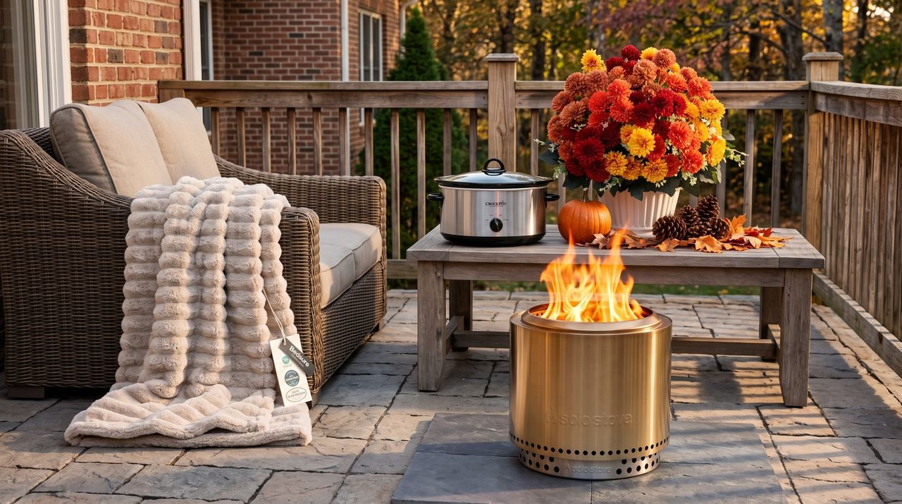 I'm refreshing my home for fall at Amazon — Halloween decor, cozy blankets, kitchen appliances, fire pits, and more on sale