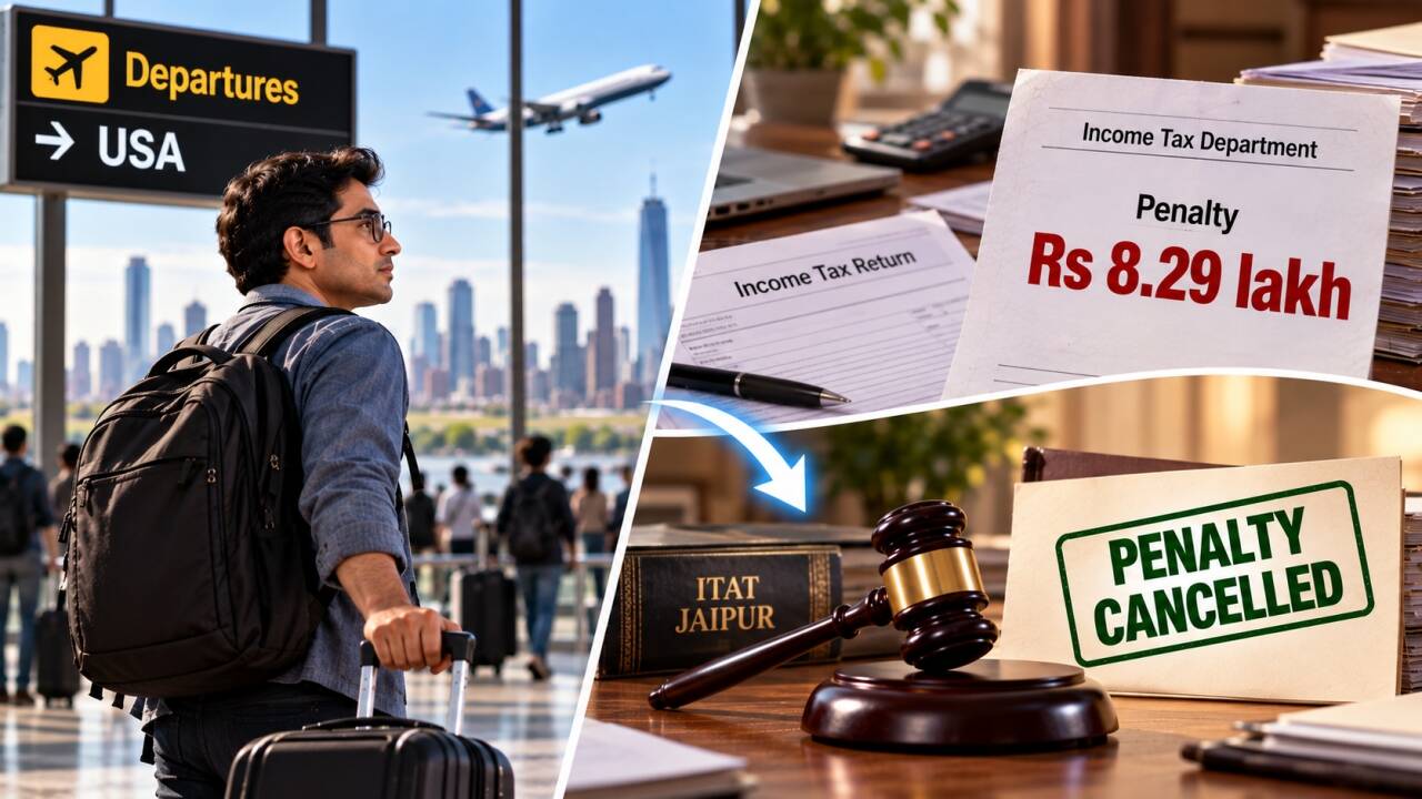He moved to US for work, missed ITR; taxman imposes Rs 8.9L penalty - what ITAT said