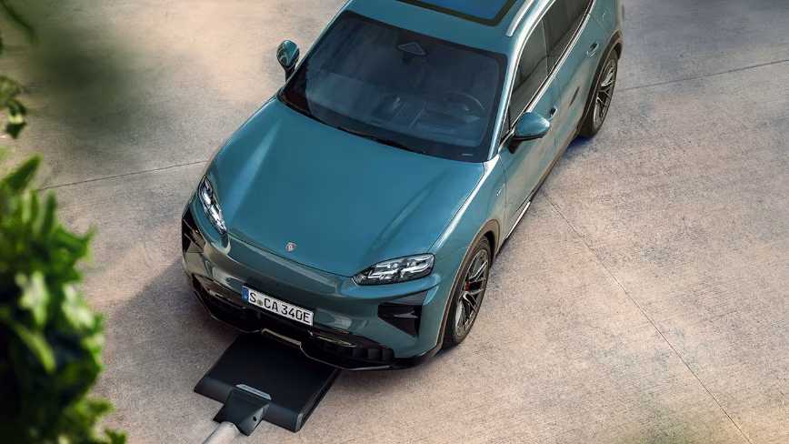 Porsche’s wireless charging pad is on sale in Europe, and it bolts to the floor