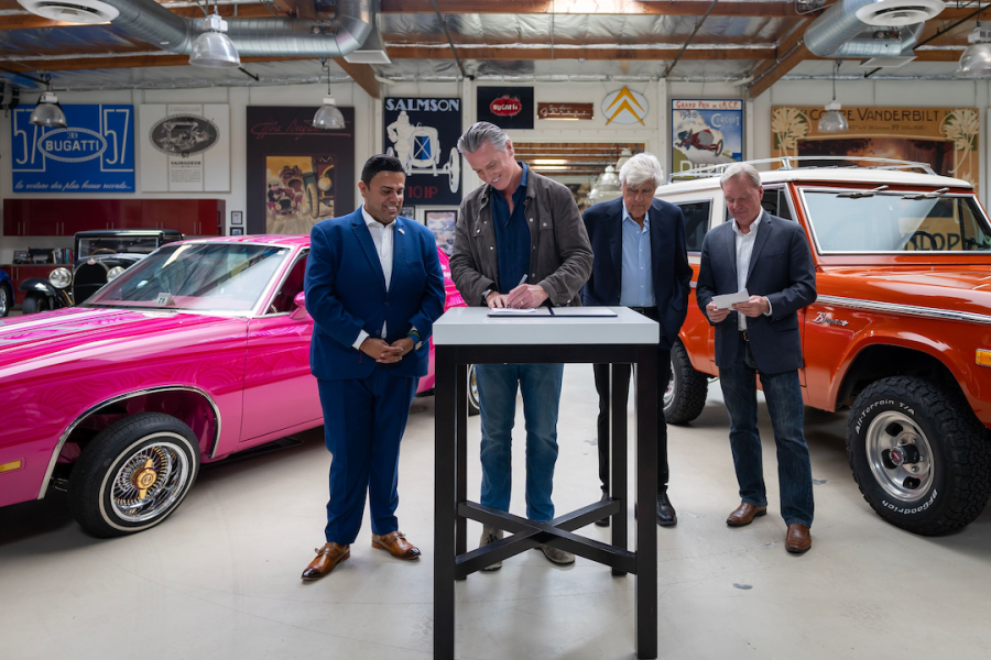 Newsom signs 'Jay Leno’s Law' easing smog checks on classic cars