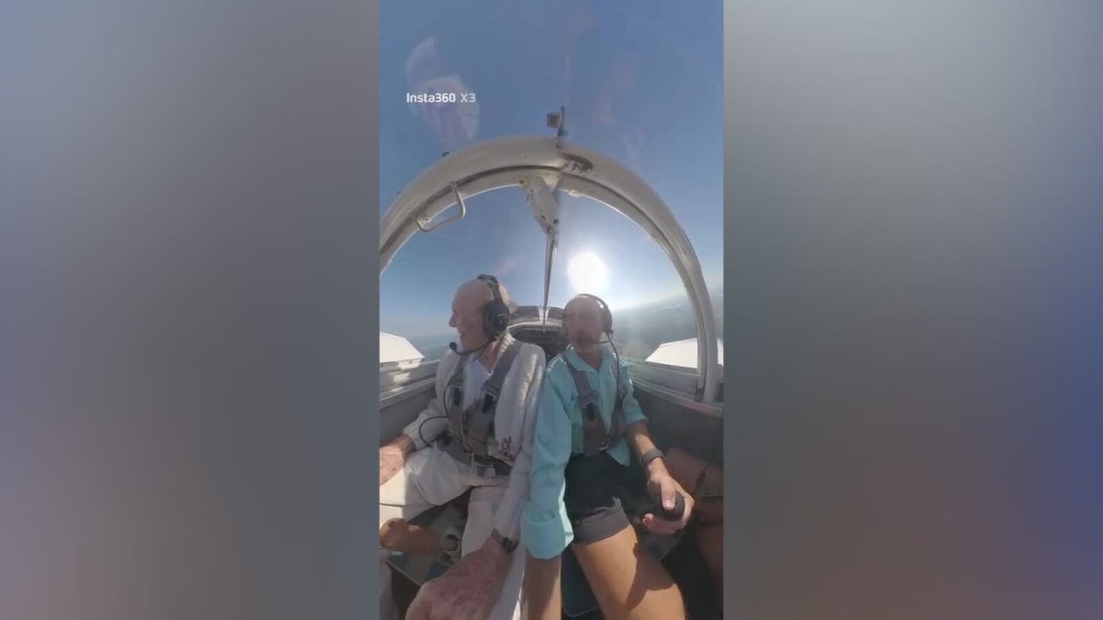 93-year-old veteran, hospice patient fulfills dream of going stunt flying