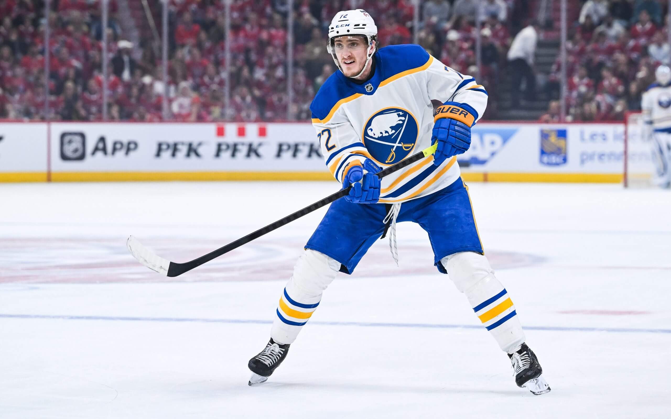 Connor Hellebuyck trade rumors, Tage Thompson at center and more from Buffalo Sabres training camp