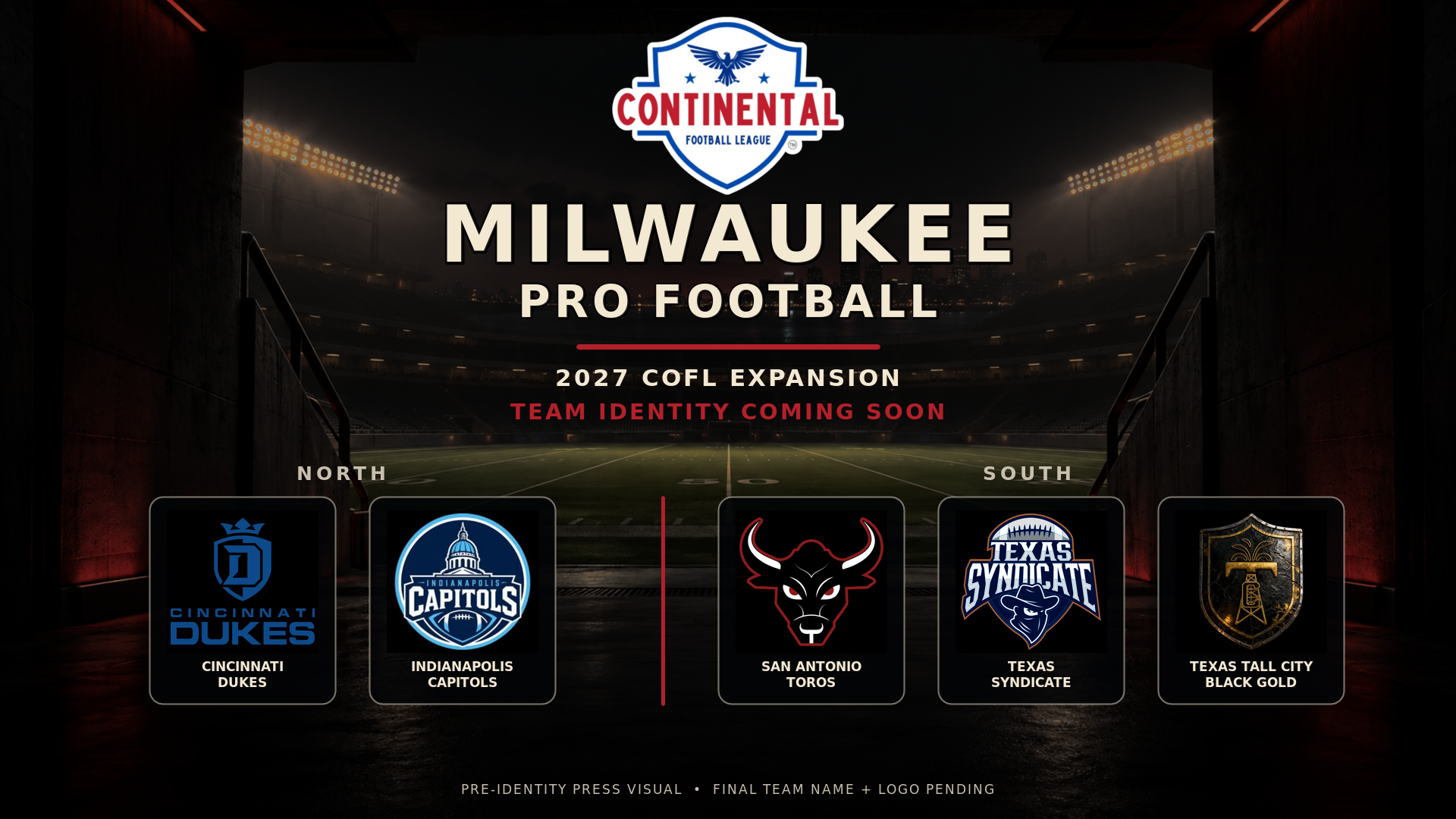 New Pro Football Team Planned for Milwaukee