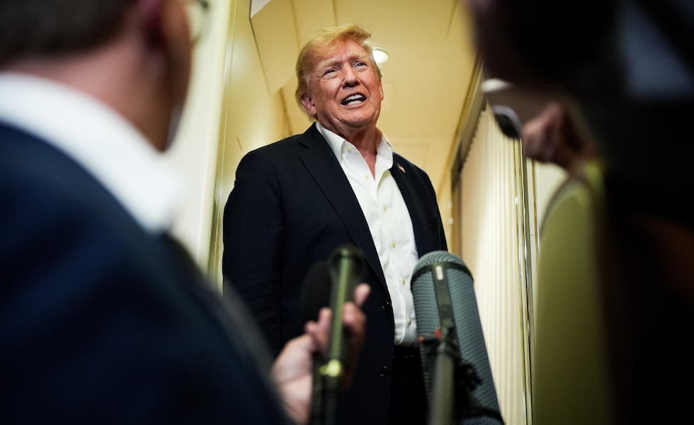 Trump weighs in on border lasers