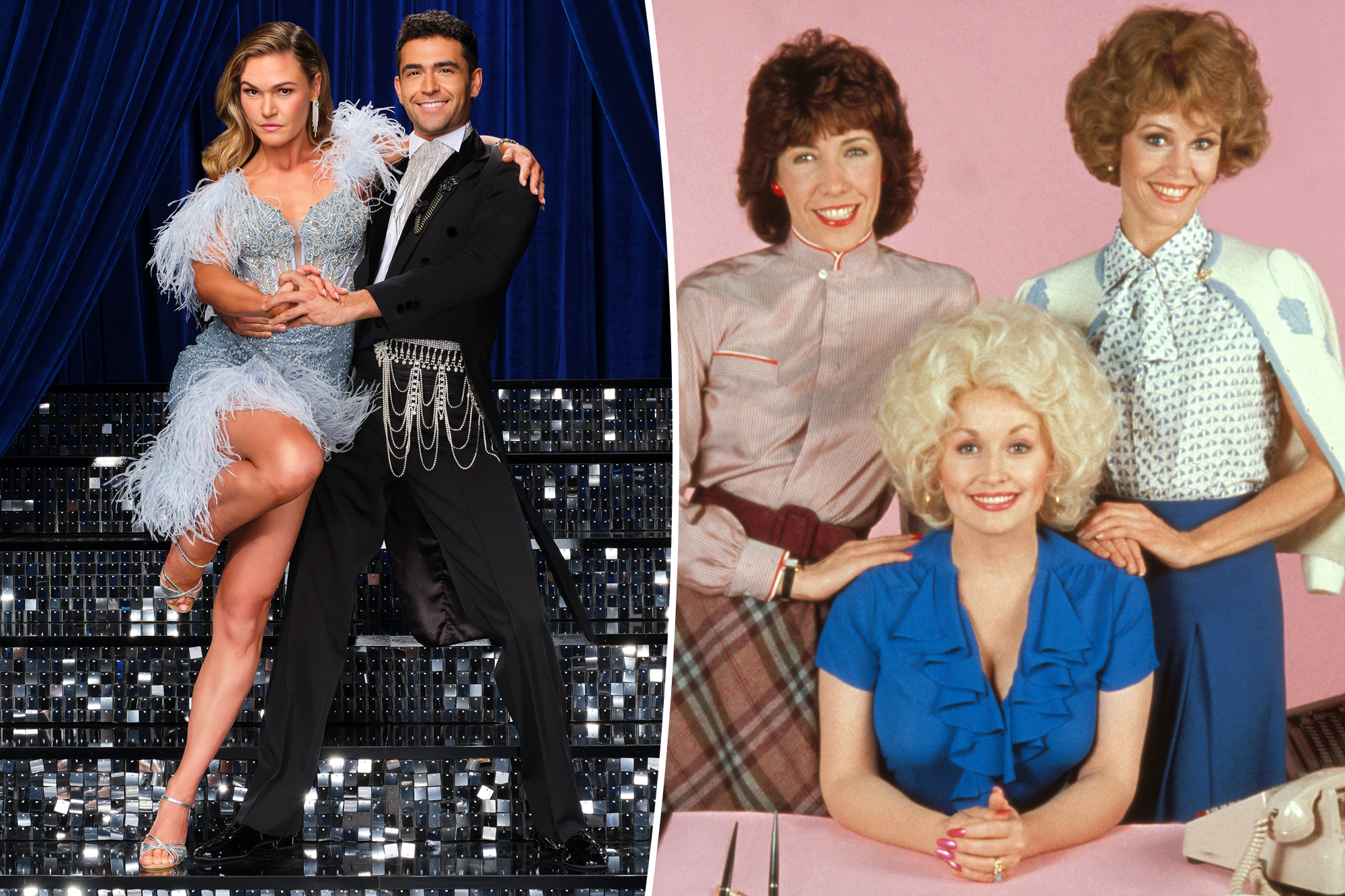 Julia Stiles pays tribute to Dolly Parton during ‘DWTS’ debut with epic ‘9 to 5’ performance