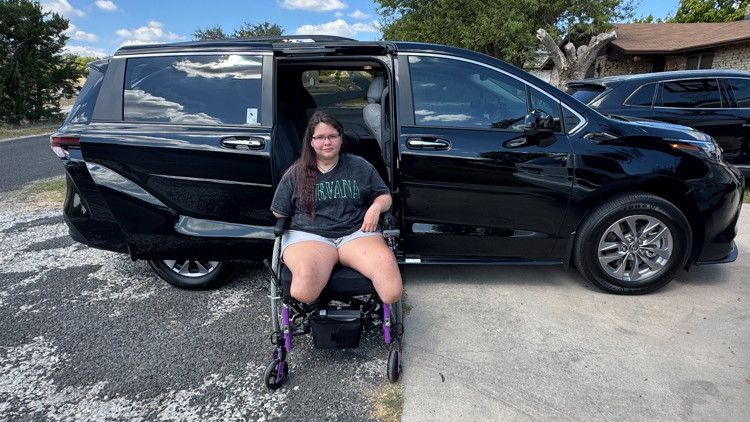 'A long way to go, but we've come a long way': Kerrville teen relearns to walk as family seeks help paying off wheelchair-accessible van