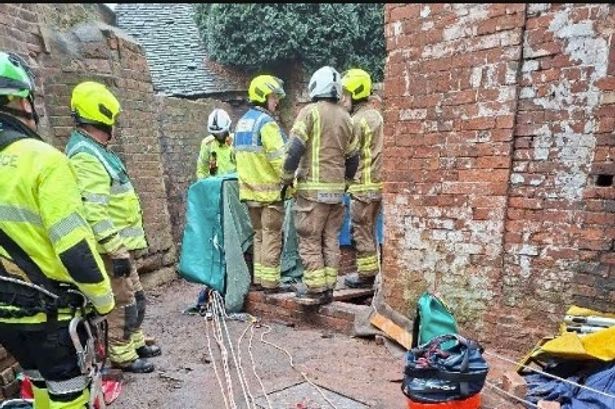 Man rescued after plunging 50ft down well in freak accident thanks hero who saved him