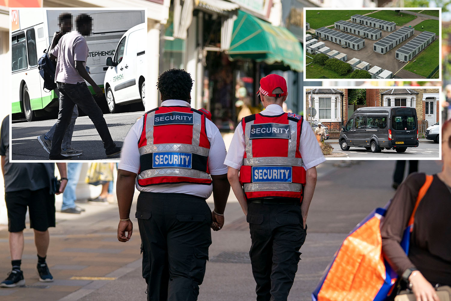 Kids with rape alarms & ‘intimidating’ mobs… Residents left terrified in town next door to migrant ‘holiday camp’