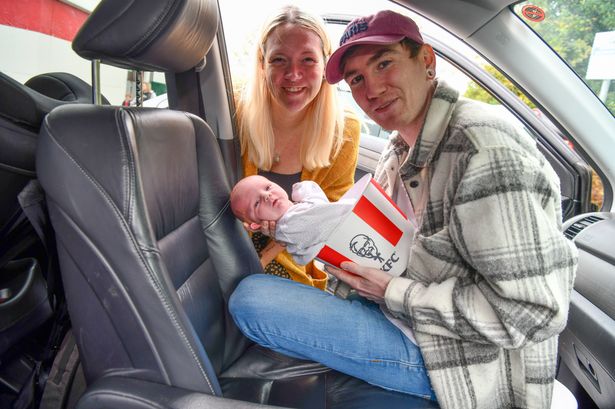 Mum says son will be called Colonel for life after she gave birth at KFC