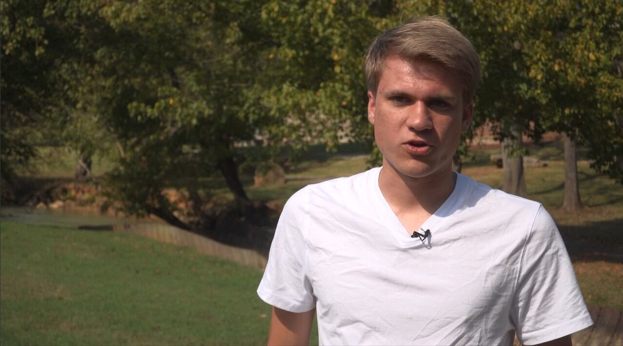 College student saves 3-year-old boy with autism clinging to branch in swift water