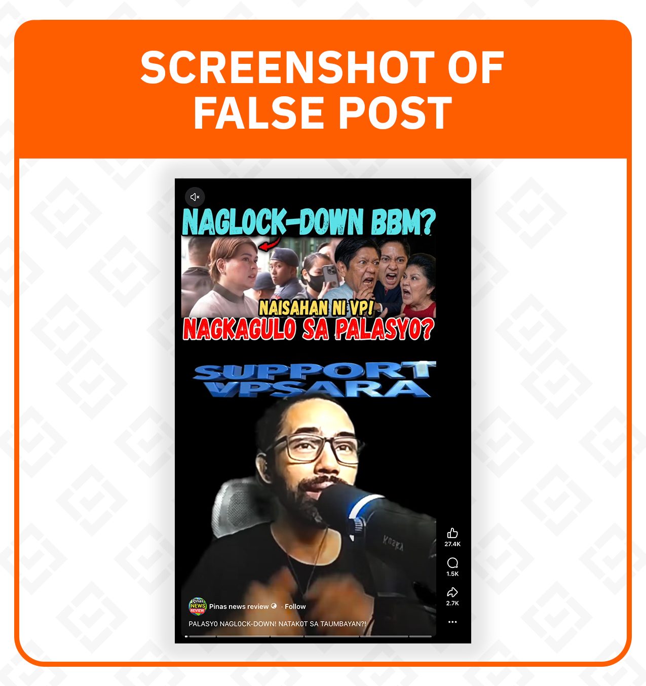 FACT CHECK: No lockdown in Malacañang after court ordered VP Sara’s arrest