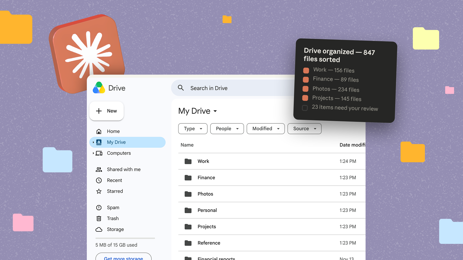 Gemini won't clean up my Google Drive, so I let Claude do it; I'm not going back
