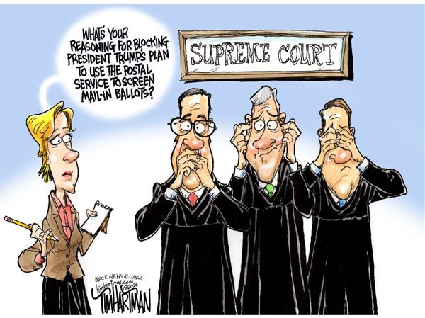 Editorial cartoon: Tim Hartman - 9/17