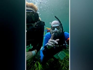 WATCH: Deaf scuba diver makes history