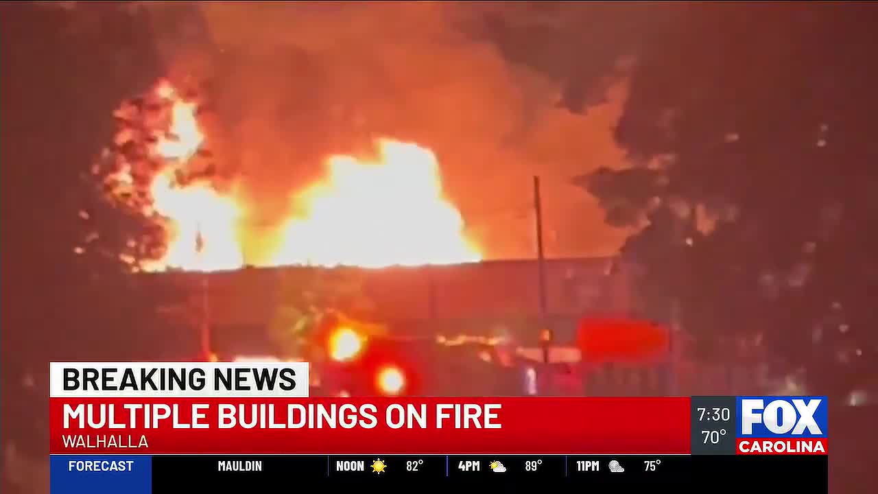 Multiple businesses, century-old buildings destroyed in downtown Walhalla fire