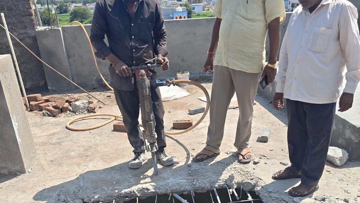 Cyberabad Municipal Corporation demolishes 16 unauthorised constructions on September 17