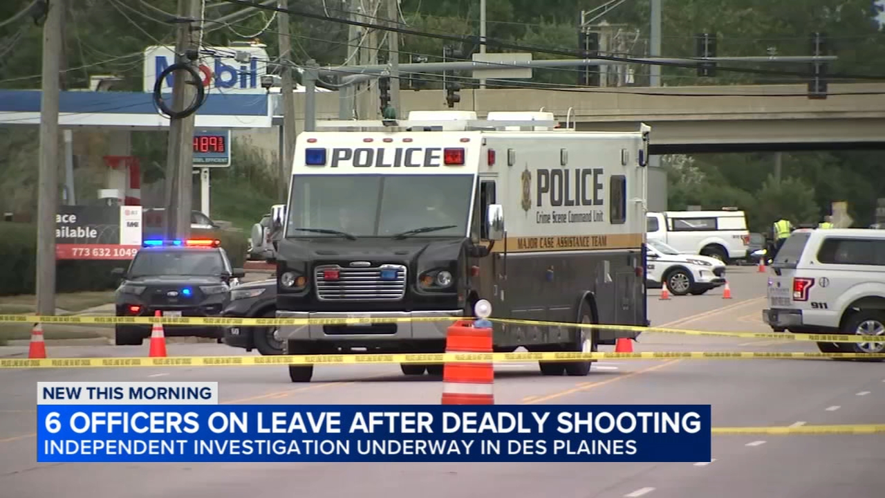 6 officers on paid administrative leave after man shot, killed by cop in Des Plaines