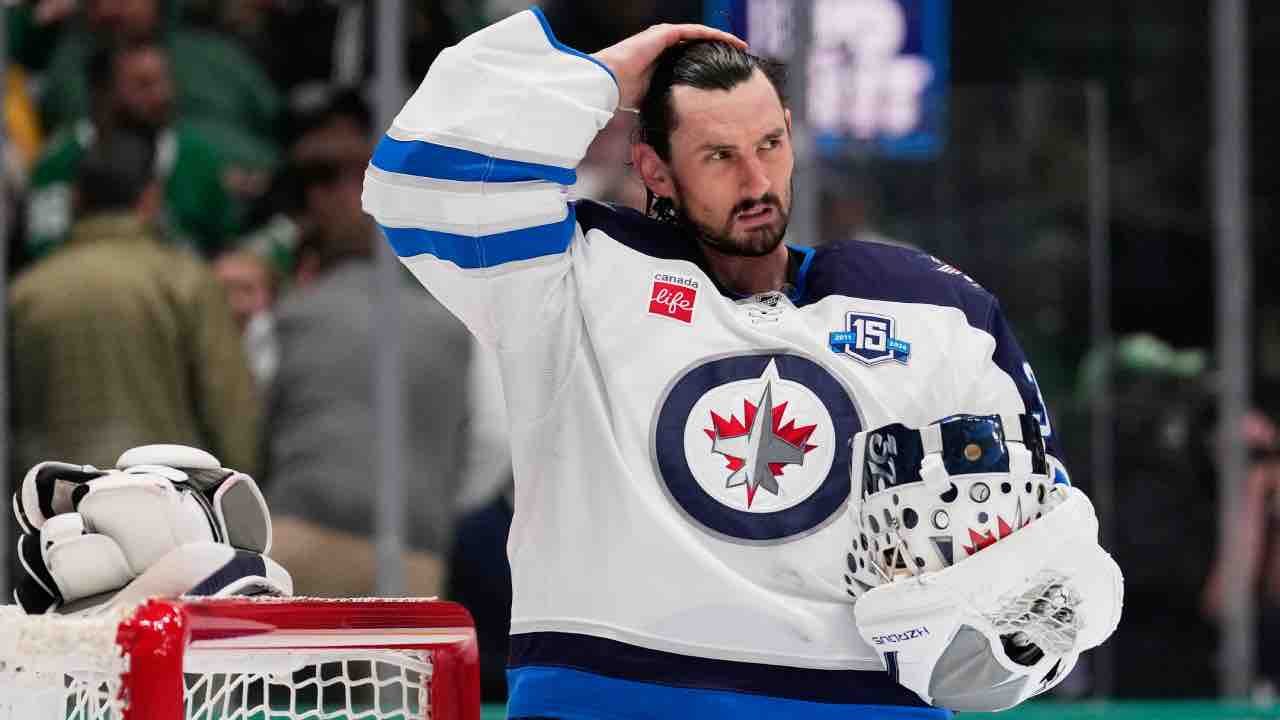 Jets’ Cheveldayoff expects Hellebuyck return to reflect his true value