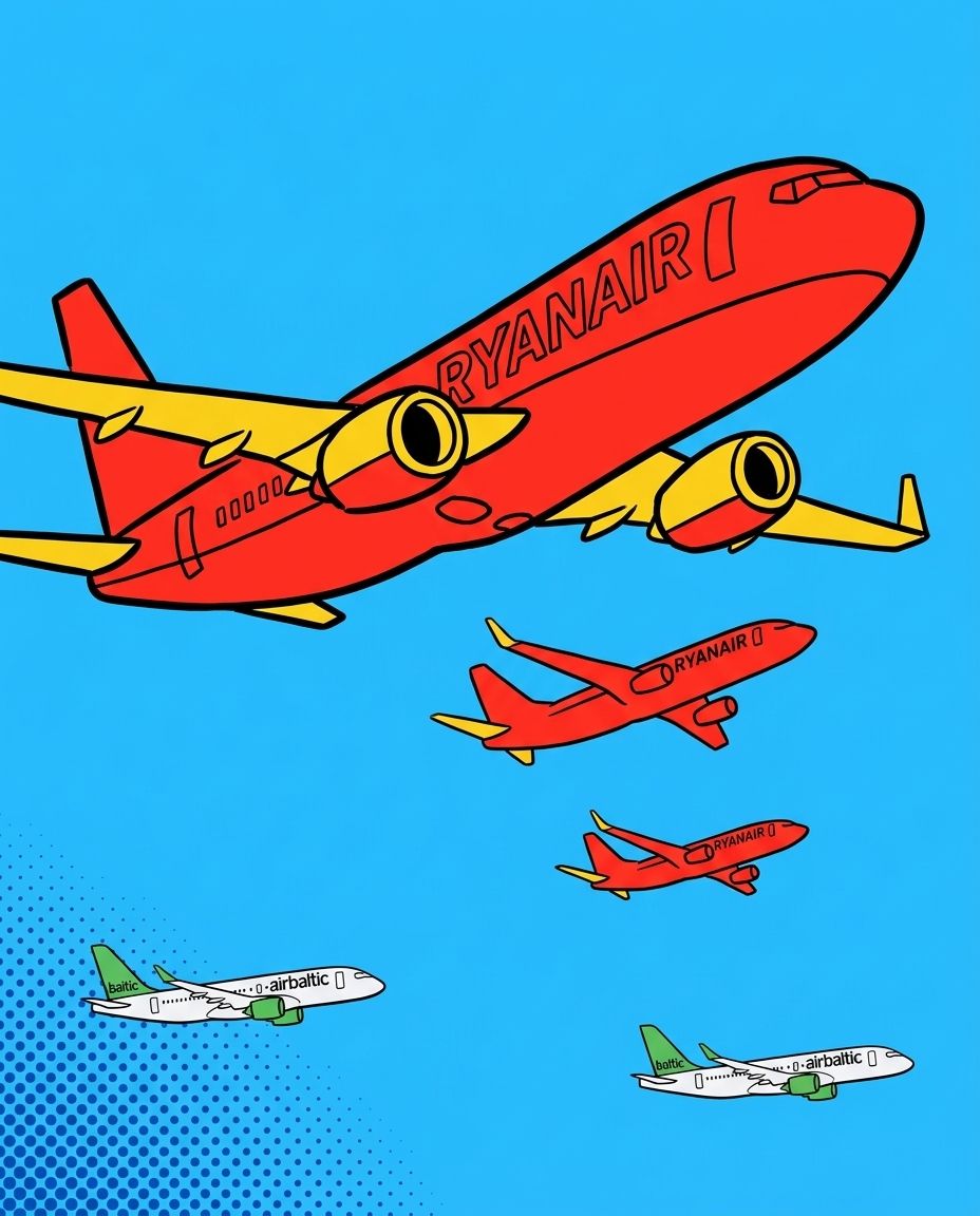 airBaltic Is Shrinking. Ryanair Is Moving In.